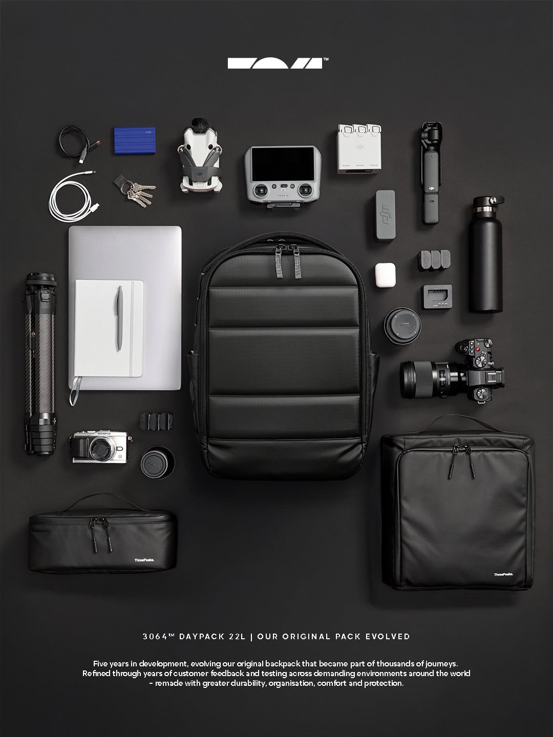 3064™ DAYPACK 22L - CREATOR SET - Three Peaks GBR