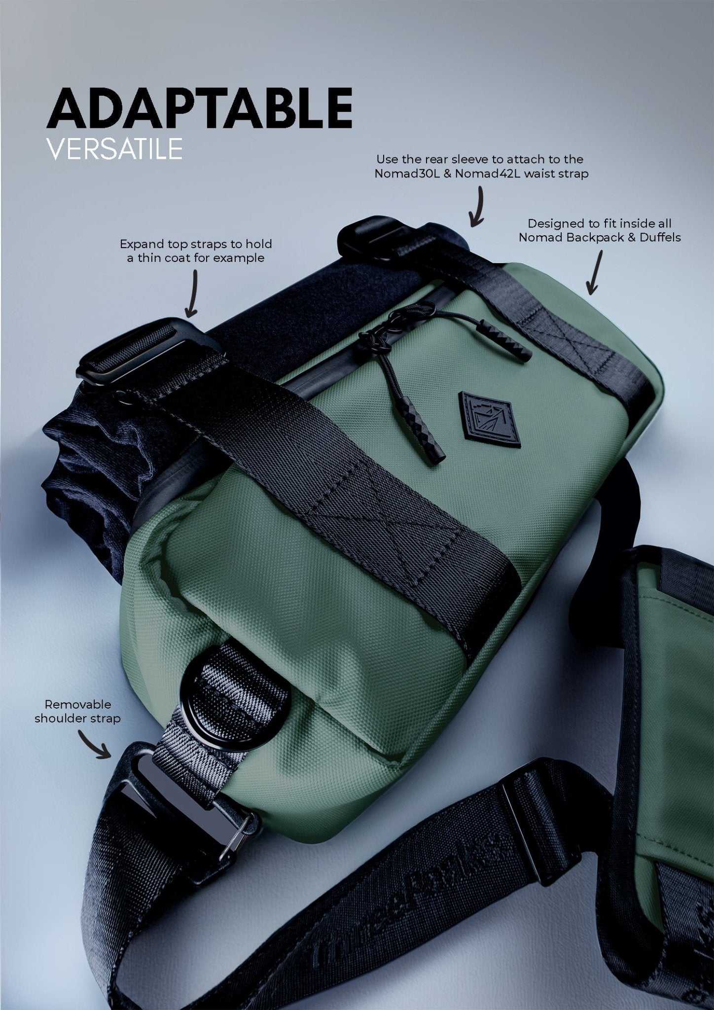 Nomad Crossbody Sling 4L - Three Peaks GBR