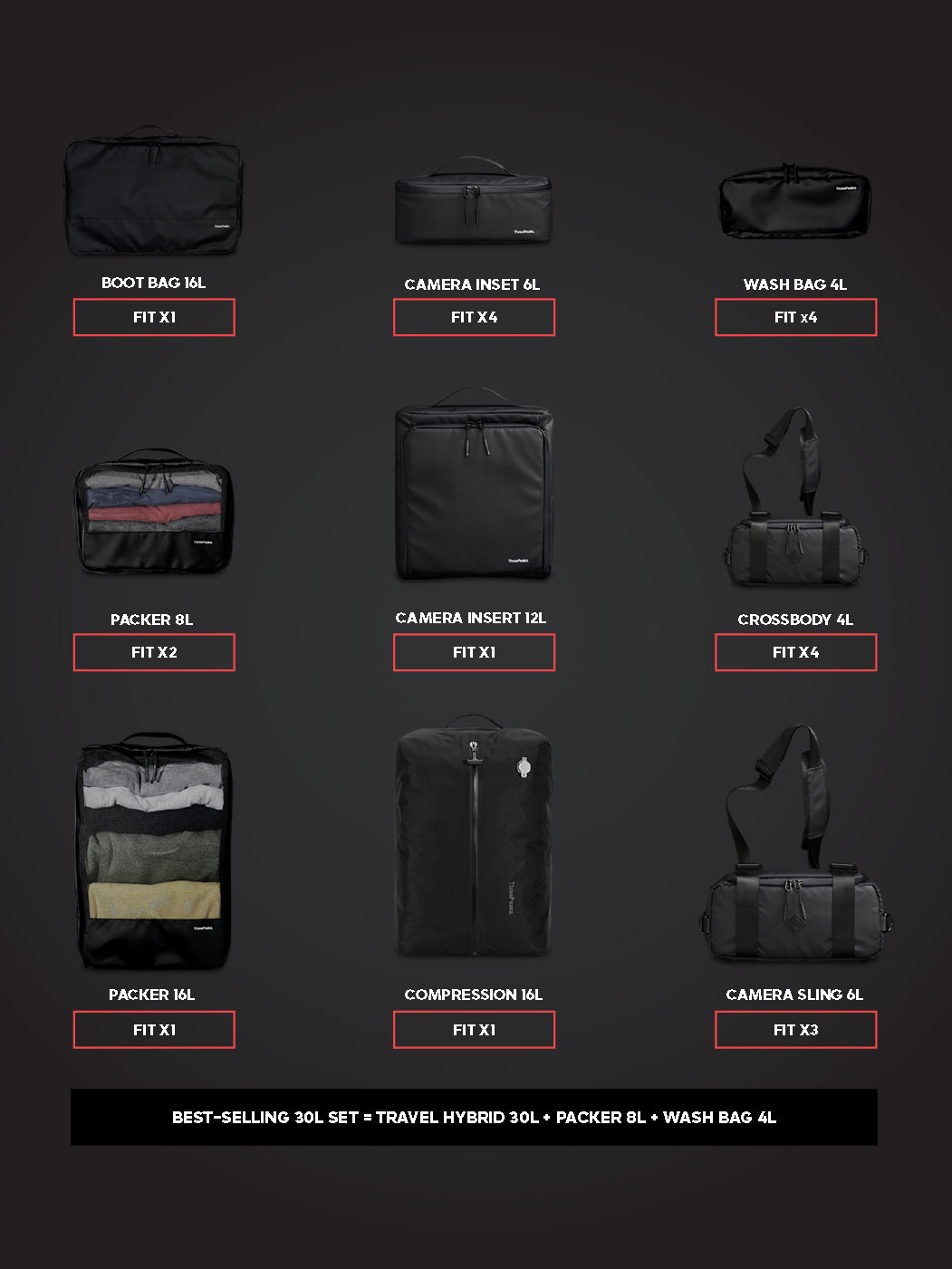 HYBRID 30L - TRAVEL SET