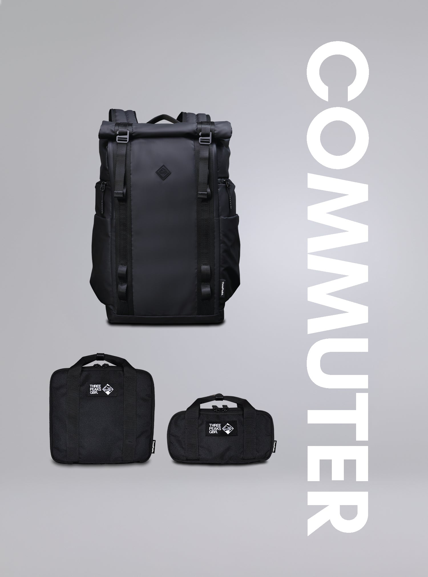 ROLL TOP 22L / LUNCH 8L + ACCESSORIES 4L - COMMUTER SET