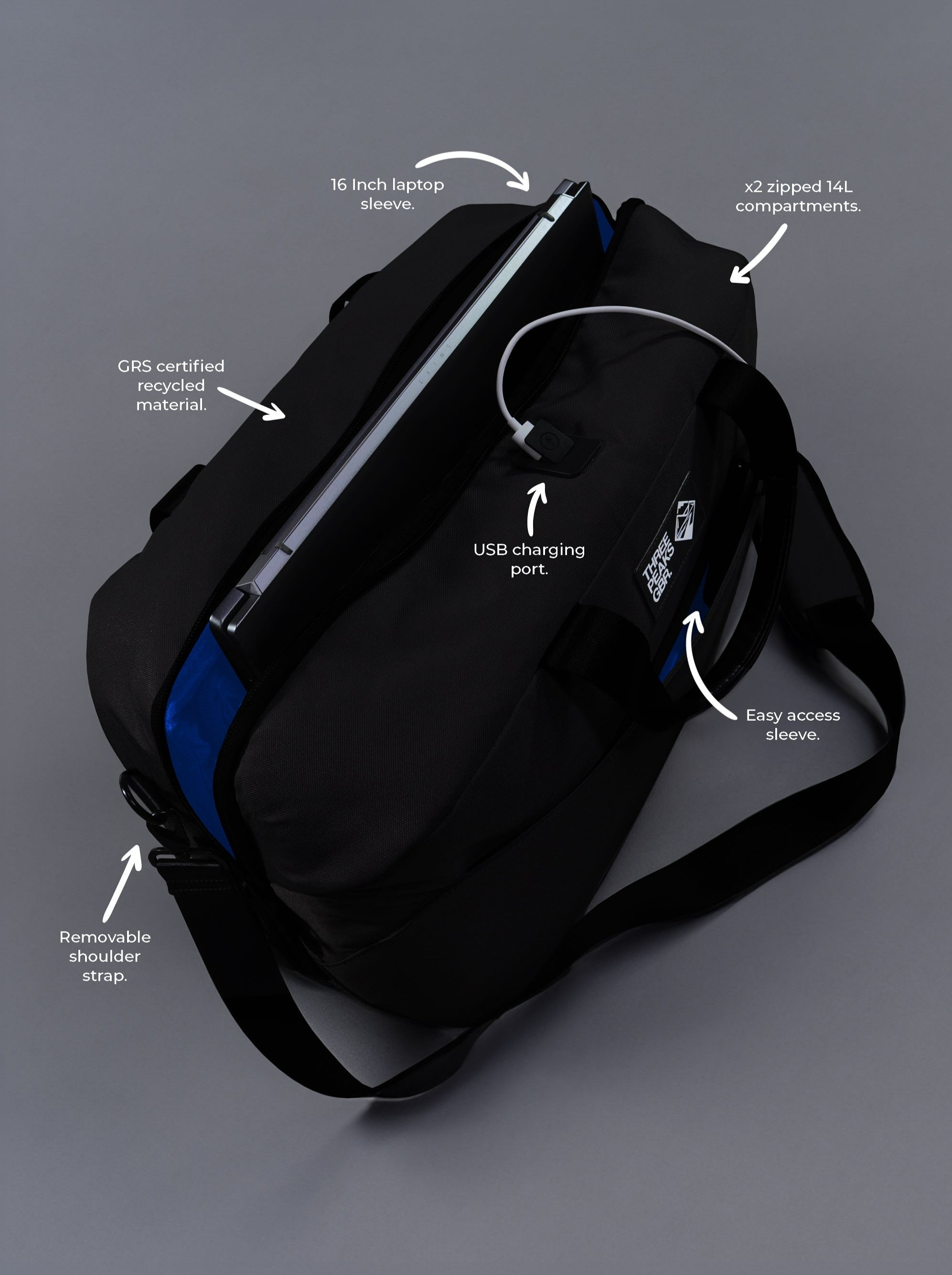 Weekender laptop online bag