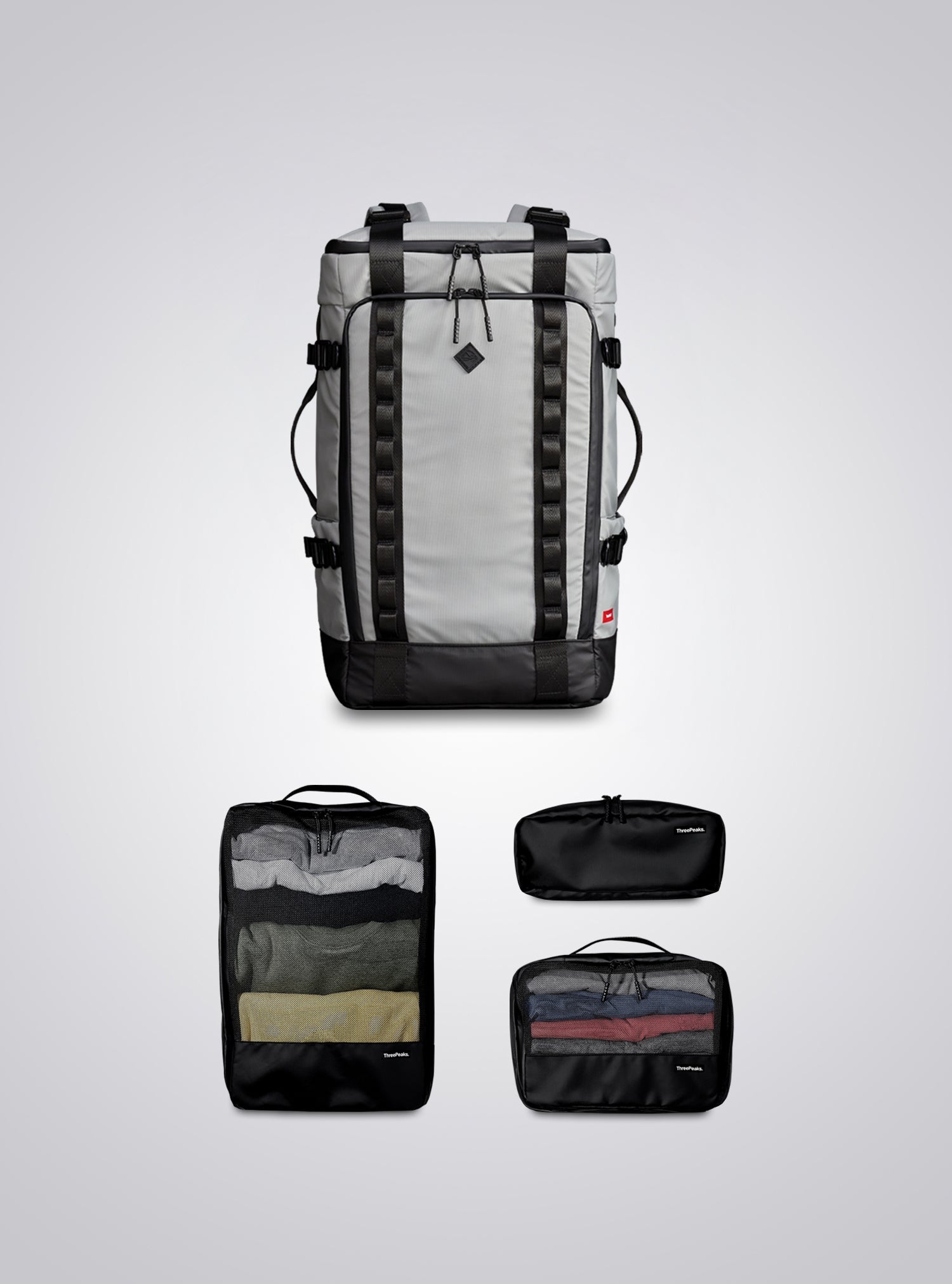 Jack Woflskin グラベルバッグ 3点セット ADVENTURE 42L - TRAVEL SET #2 – Three Peaks GBR