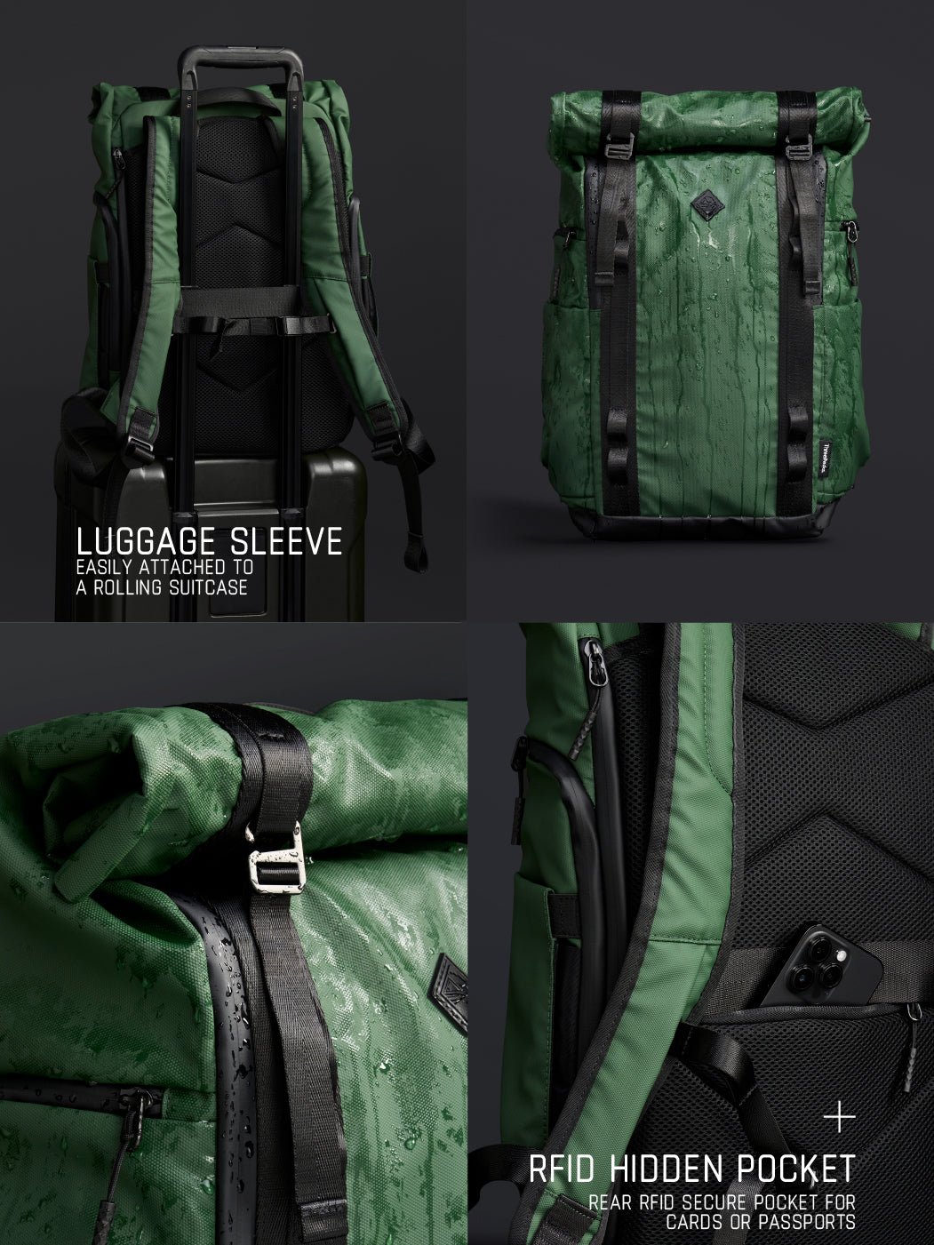 ROLL TOP 22L - WEEKENDER SET - Three Peaks GBR