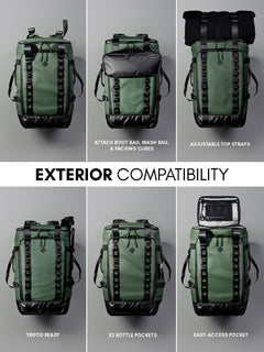 SET 7 - NOMAD 42L + PACKER 8L + PACKER 16L + WASH 4L - Three Peaks GBR