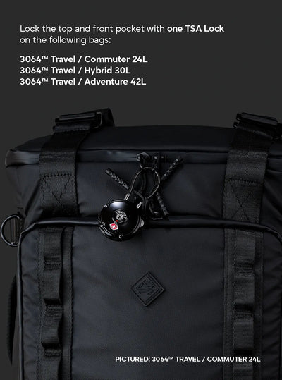 TSA Travel Lock - Three Peaks GBR