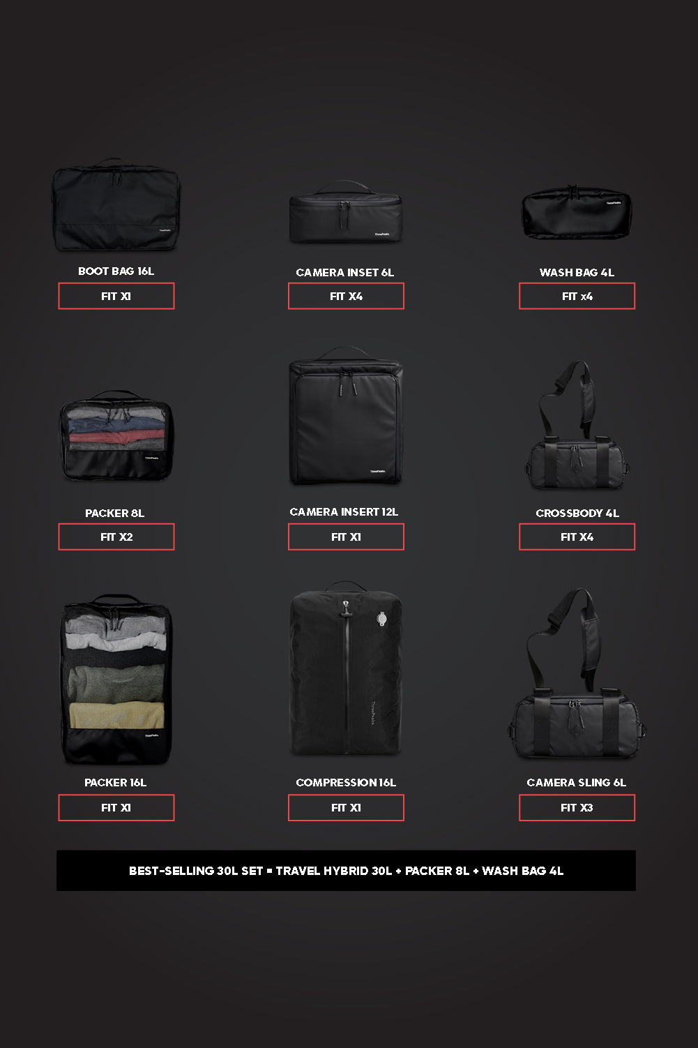 COMMUTER 24L - WEEKENDER SET